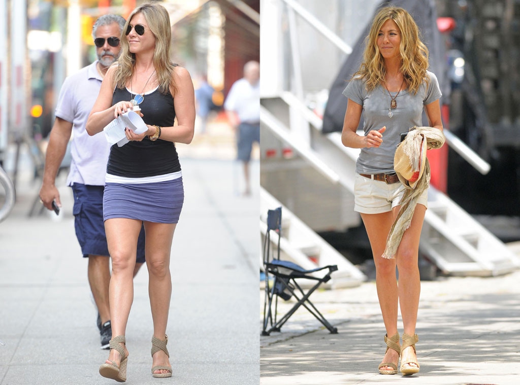 Jennifer Aniston ha usado las mismas sandalias desde hace 4 años! - E!  Online Latino - MX