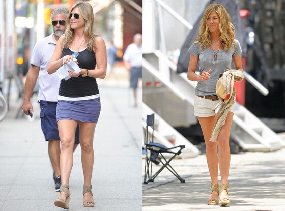 Jennifer Aniston's Favorite Shoes: Star's Been Wearing Same Wedges for ...