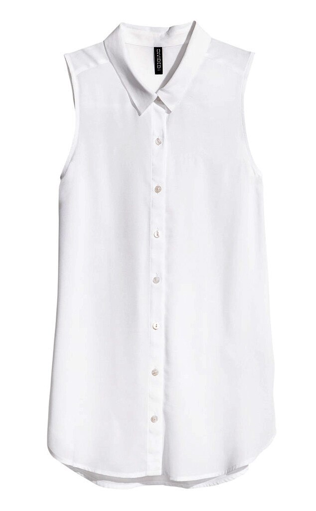 H&M Sleeveless Blouse from E! News' Affordable Friday Fashion | E! News