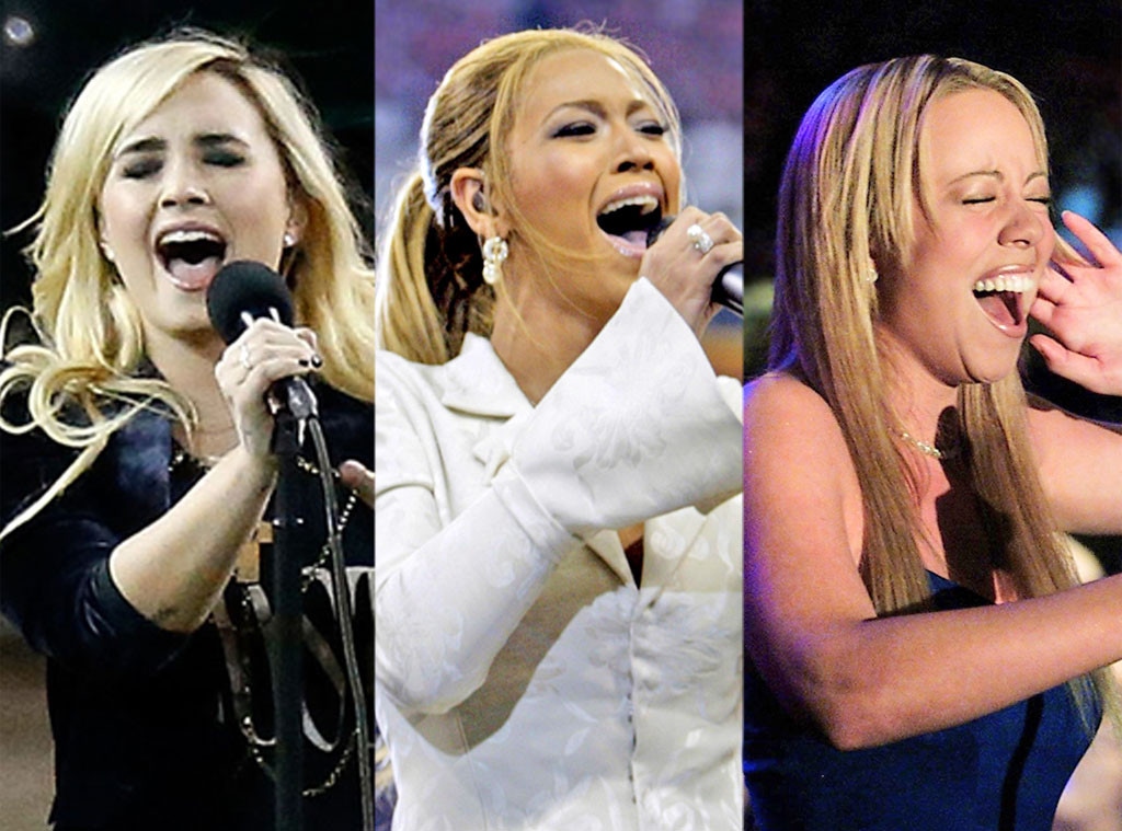 Demi Lovato, Beyonce, Mariah Carey