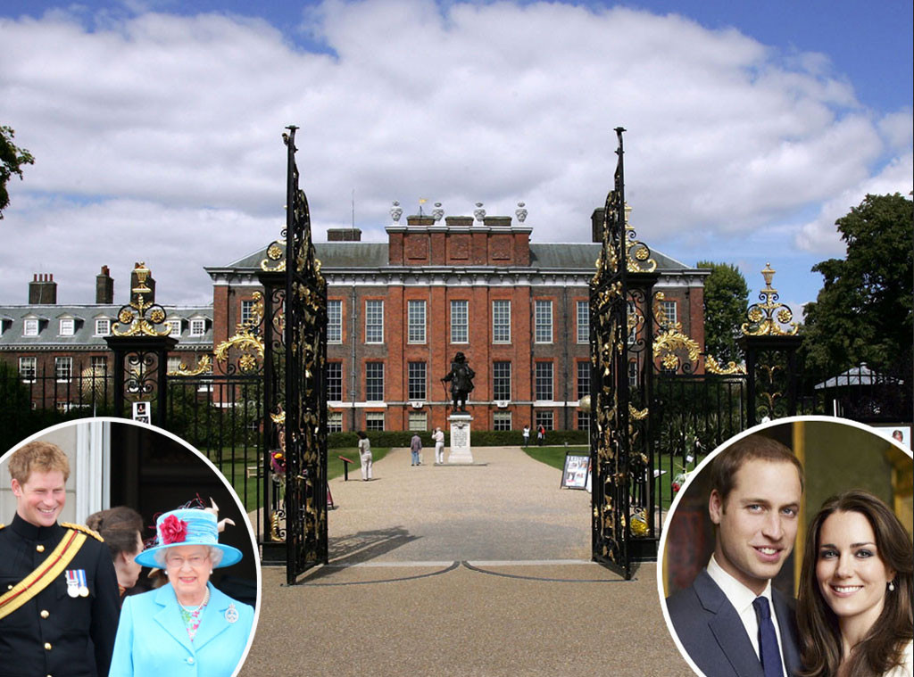 Kensington Palace, Queen Elizabeth, Prince Harry, Prince William, Kate Middleton 