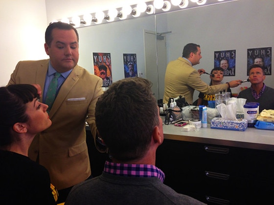In the Dressing Room from Ross Mathews' Twitpics | E! News