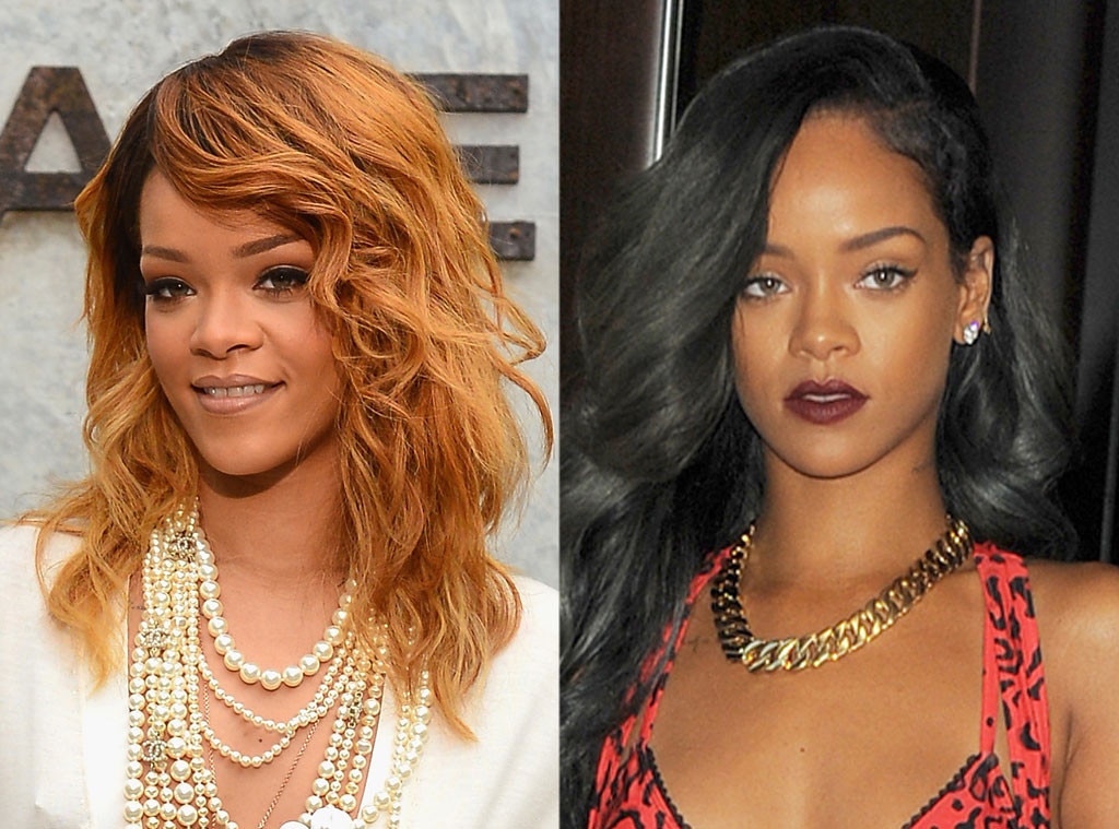 Rihanna From Celebrities' Changing Hair Color 