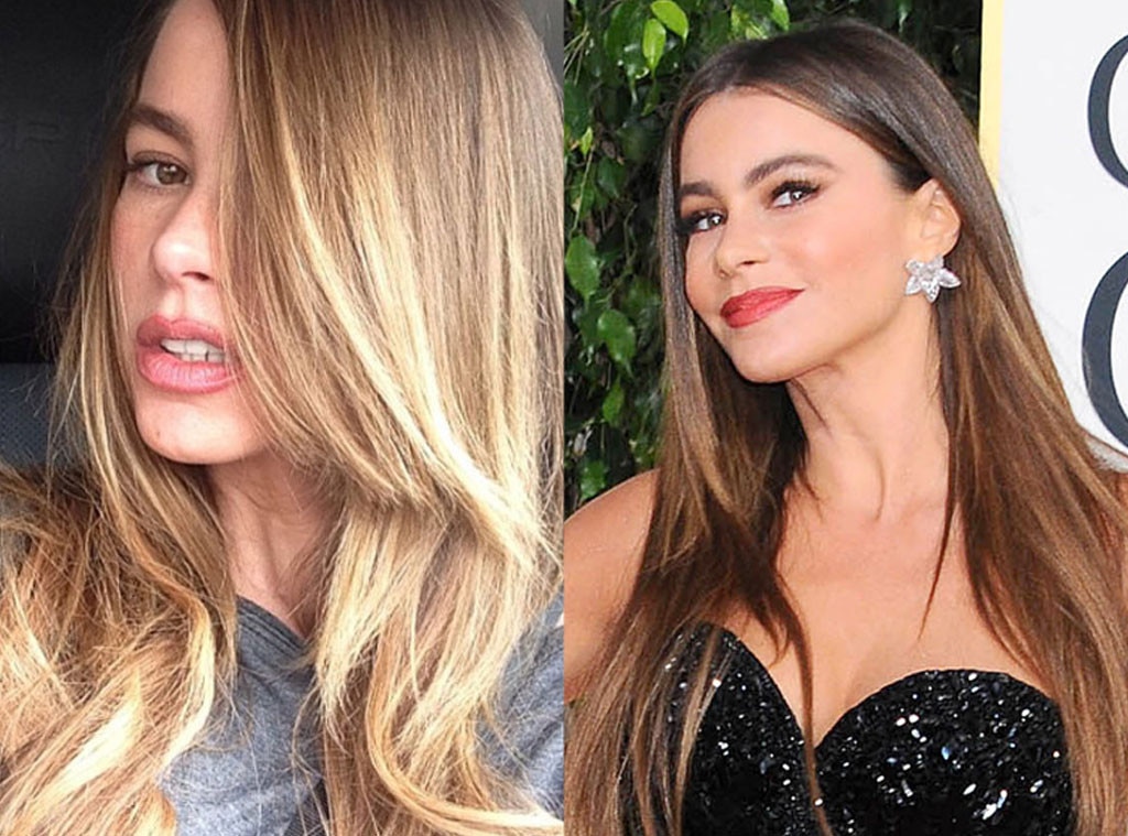 Sofia Vergara From Celebrities Changing Hair Color E News