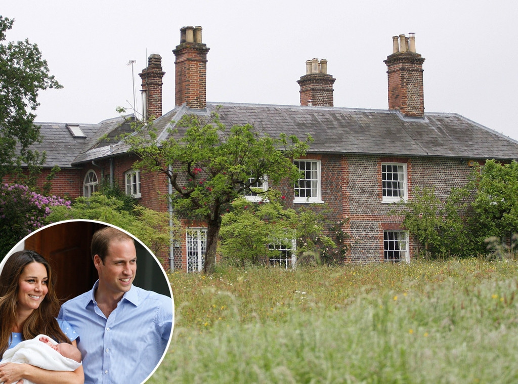 Bucklebury Manor, Front View, Prince William, Kate Middleton, Duchess Catherine, Prince George