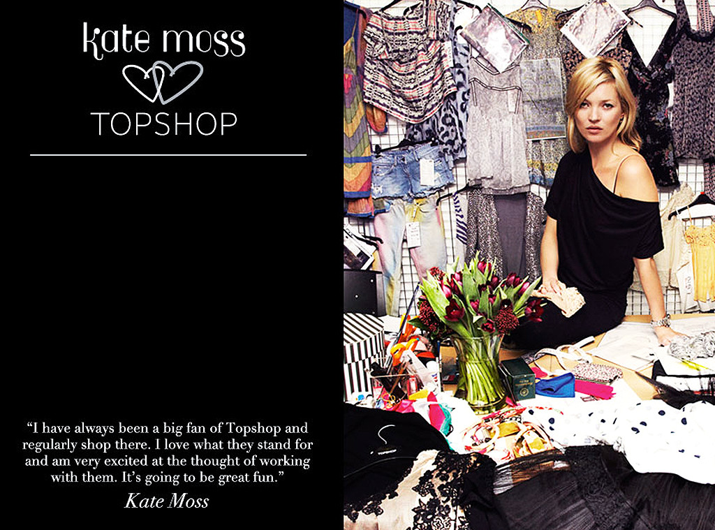 Kate Moss, Topshop, Celebrity Collaborations