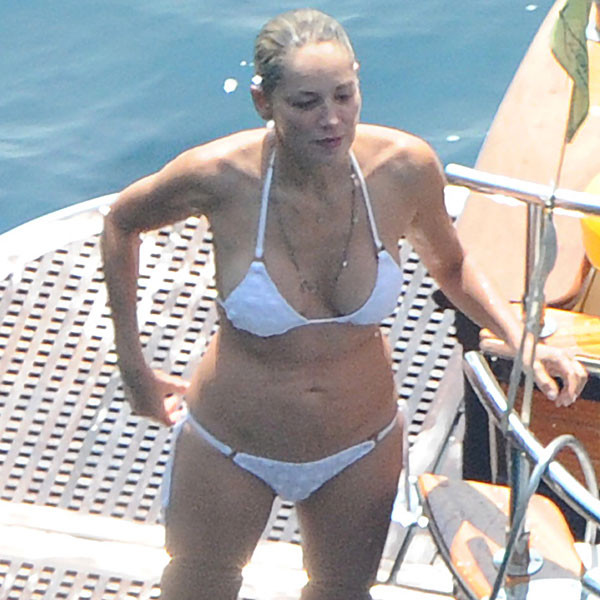 Sharon Stone Sexy Bikini At 55—See Pic! - E! Online - CA