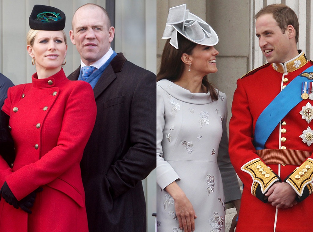 Zara Phillips, Mike Tindall, Duchess Catherine, Kate Middleton, Prince William