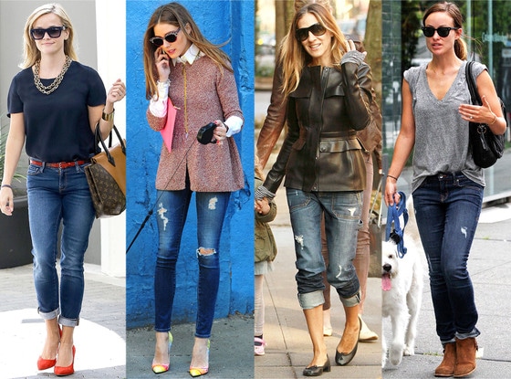 Celebs in Denim: Reese Witherspoon, Olivia Palermo and More Stars Who ...