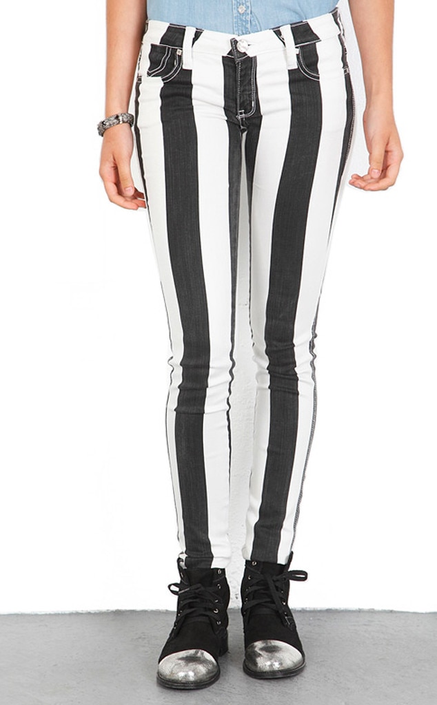 Frankie B. Stripe Jegging from Fall Style Guide: Punk Trend | E! News