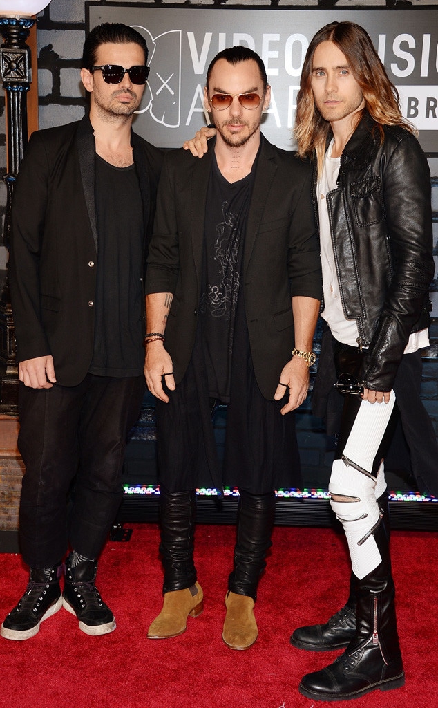 MTV Video Music Awards, Tomo Milicevic, Shannon Leto, Jared Leto, Thirty Seconds to Mars