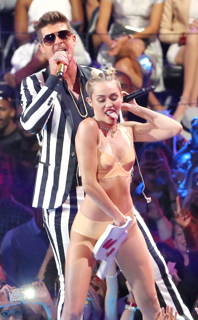 Miley Cyrus, Robin Thicke, VMA