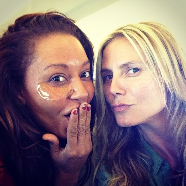 Heidi Klum und Mel B ohne Make-up | E! News
