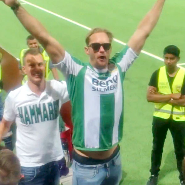 Watch Alexander Skarsgård Lead Spirited Soccer Chant