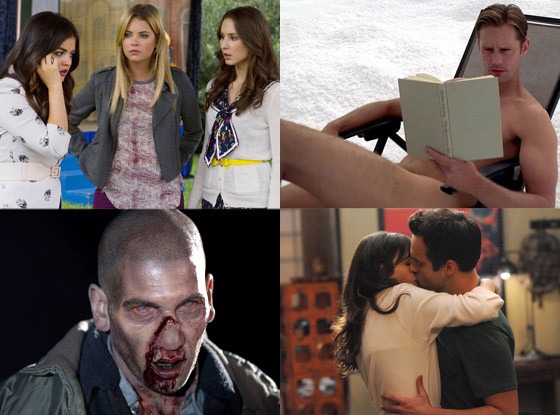 Pretty Little Liars, True Blood, Walking Dead, New Girl