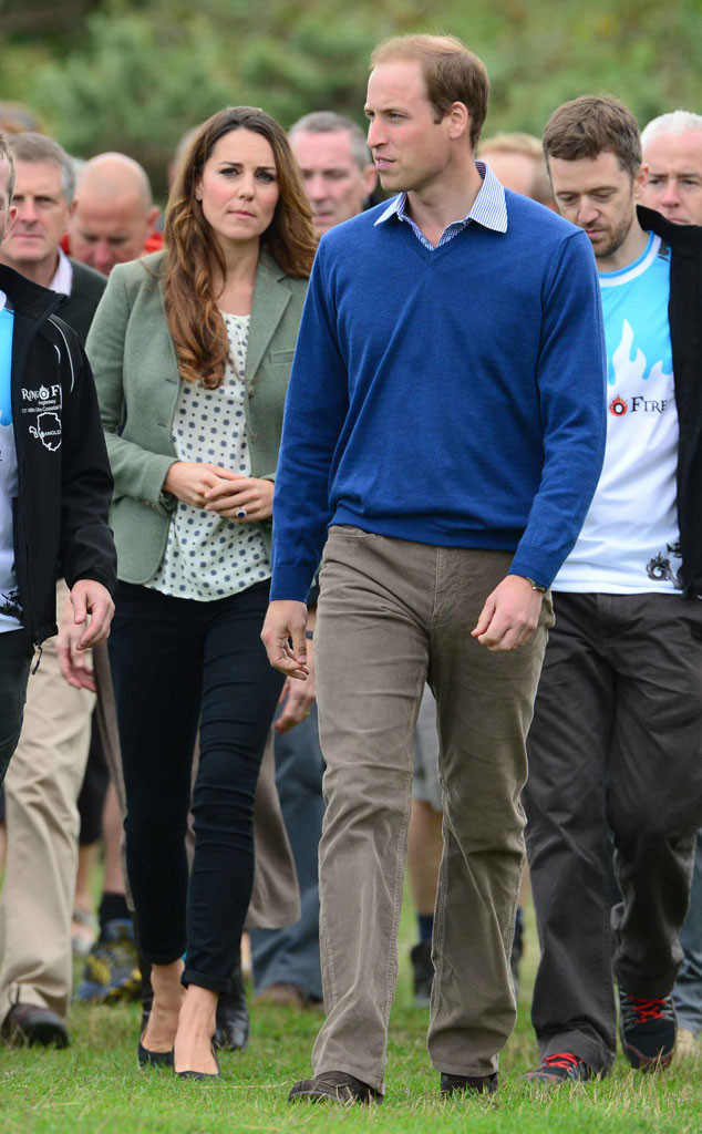 Where Was Prince George During Will & Kate's Outing? - E! Online