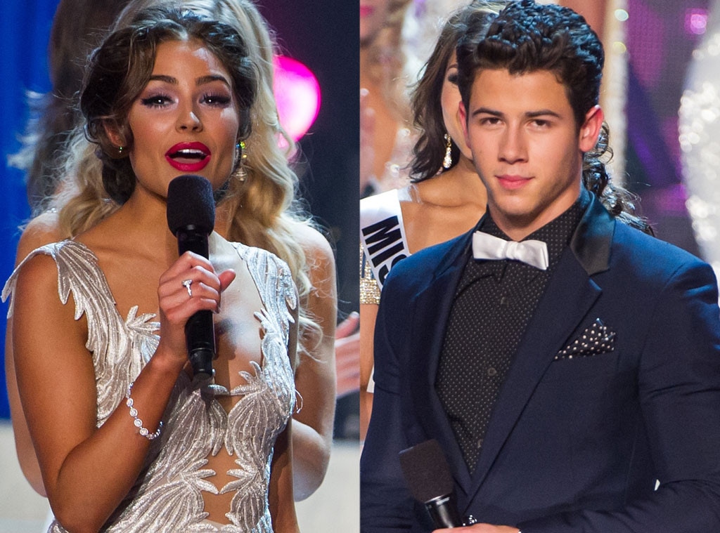 Olivia Culpo, Nick Jonas, Miss Universe 2012