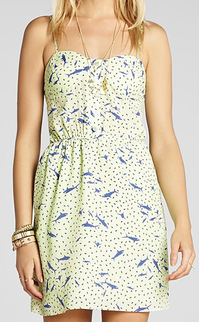 BCBGeneration Shark Print Dress from Shark Week Shopping Guide E! News