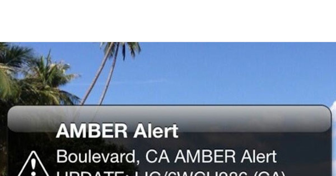 Twitter Reflects Confusion After First Amber Alert Text in California ...