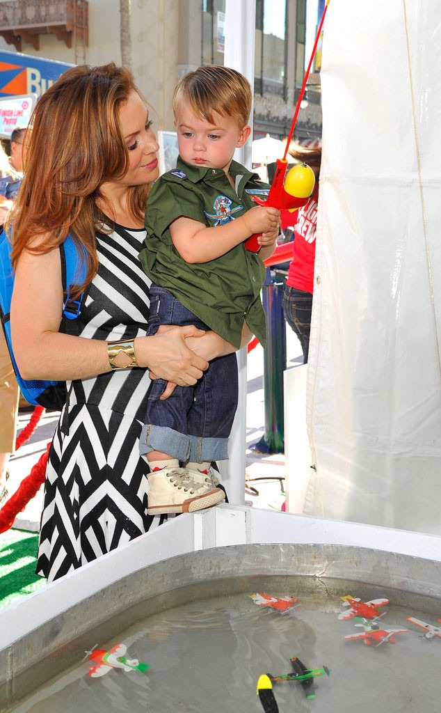 Alyssa Milano Brings Kids, Including Baby Girl, to Show ...