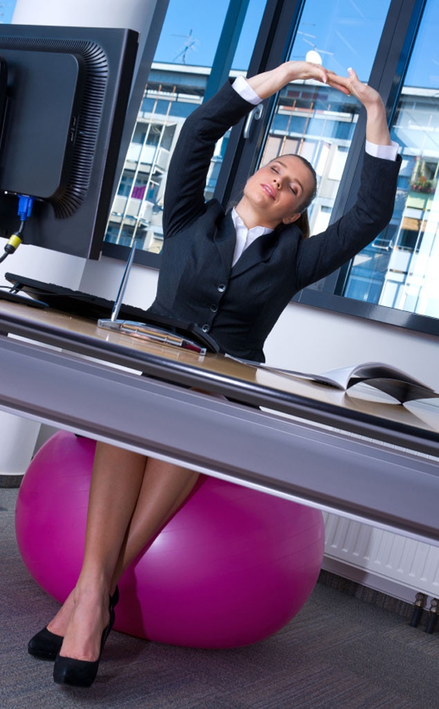 7 Easy Exercises to Do at Your Desk - E! Online - CA