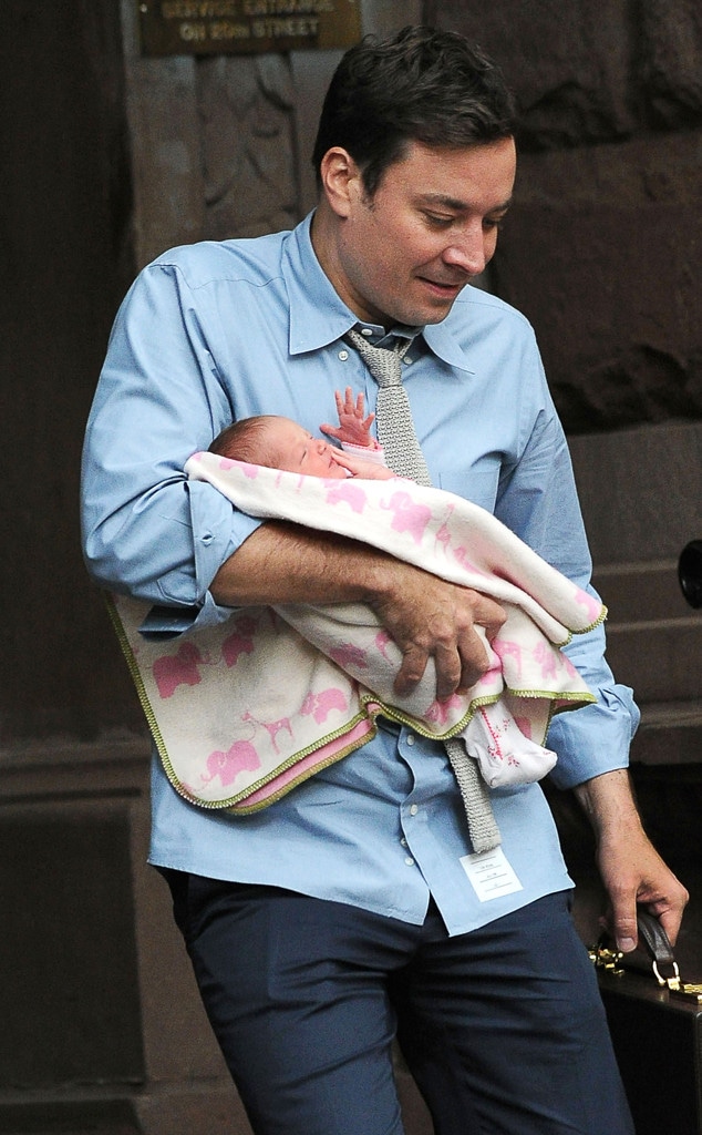 Jimmy Fallon Steps Out With Baby Winnie Rose—See the Pic!