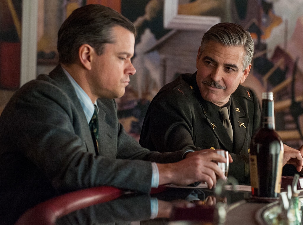 Matt Damon, George Clooney, The Monuments Men