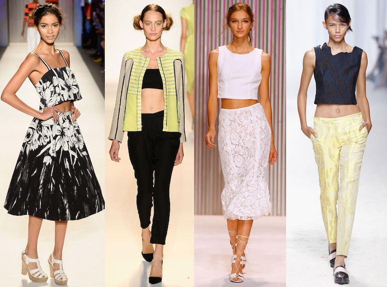 Crop tops trend, New York Fashion Week