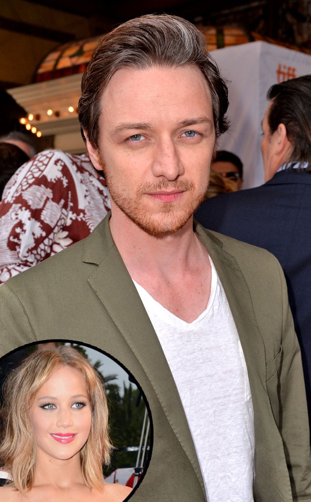 James McAvoy, Jennifer Lawrence