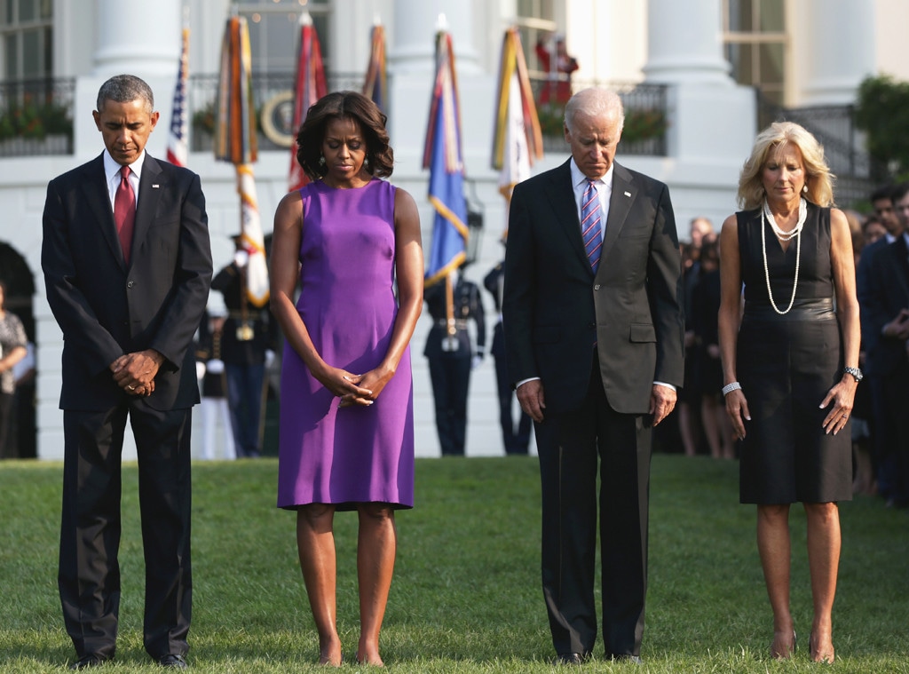 President Barack Obama, first lady Michelle Obama, Vice President Joseph Biden, Jill Biden
