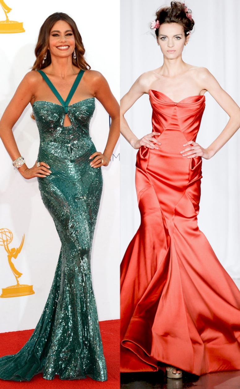 Emmy Awards, Sofia Vergara, Zac Posen 