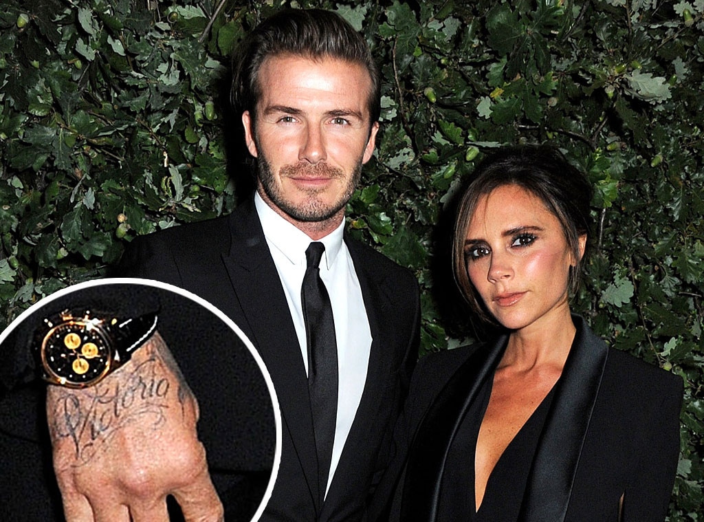 David Beckham Sports New 'Posh' Tattoo in Honor of Wife Victoria