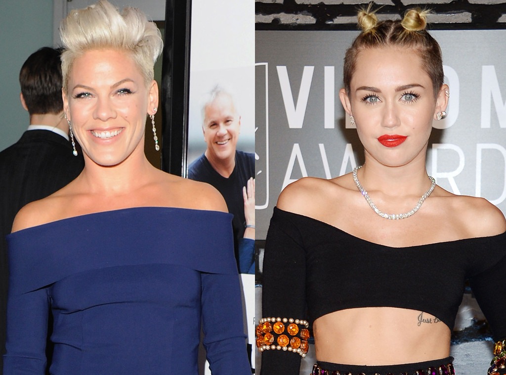 Pink, Miley Cyrus