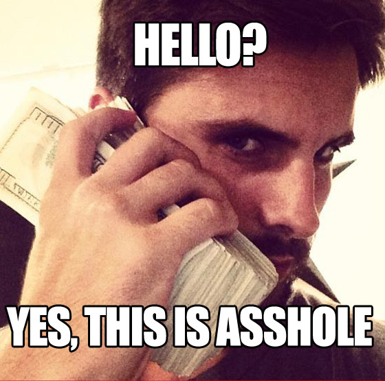 Scott Disick S Money Phone Memes E Online