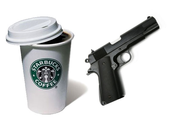 Starbucks, Gun