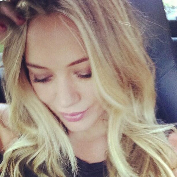 Hilary Duff Debuts Her New Blond Hair on Twitter—See the 