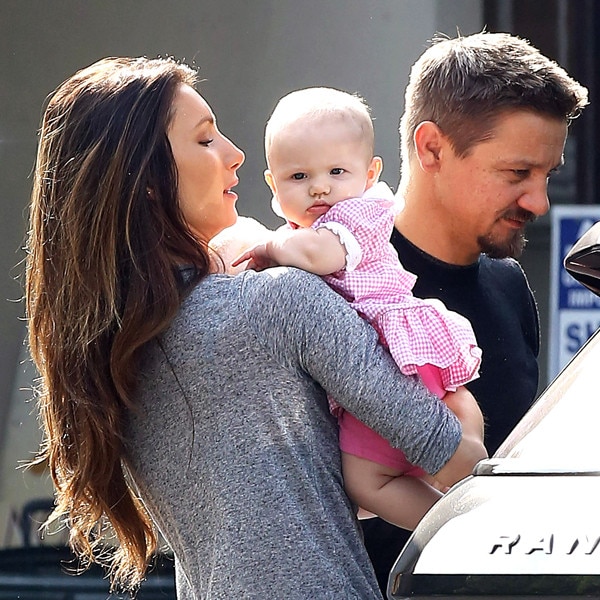 Jeremy Renner Steps Out With Baby Daughter Ava—See The Pics! - E ...