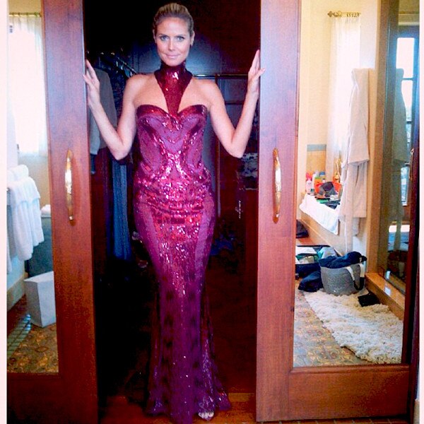 Heidi Klum Stuns in Sparkling Versace Dress for the 2013 ... - 600 x 600 jpeg 50kB