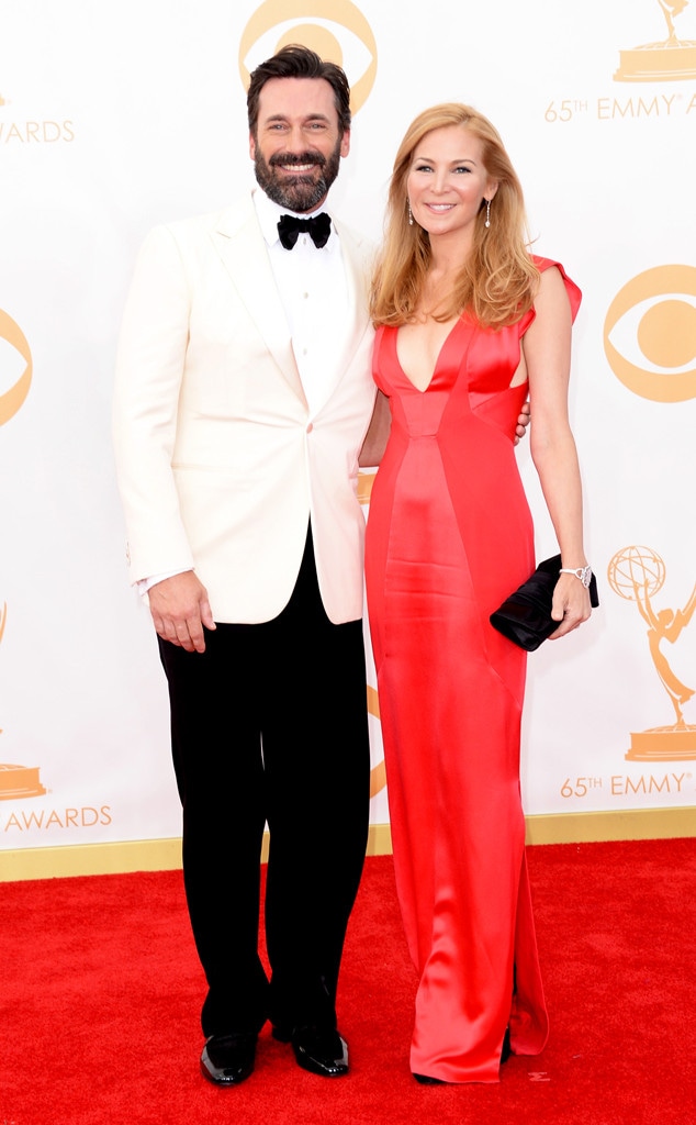 Jon Hamm, Jennifer Westfeldt, Emmy Awards, 2013