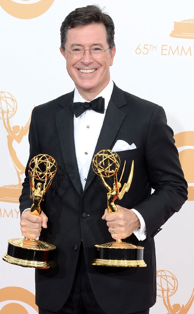 Stephen Colbert, Emmy Awards Press Room