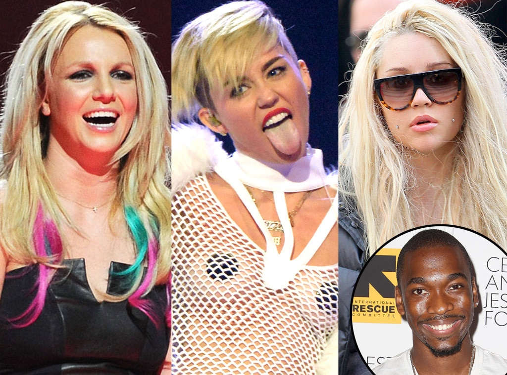 Britney Spears, Miley Cyrus, Amanda Bynes, Jay Pharoah