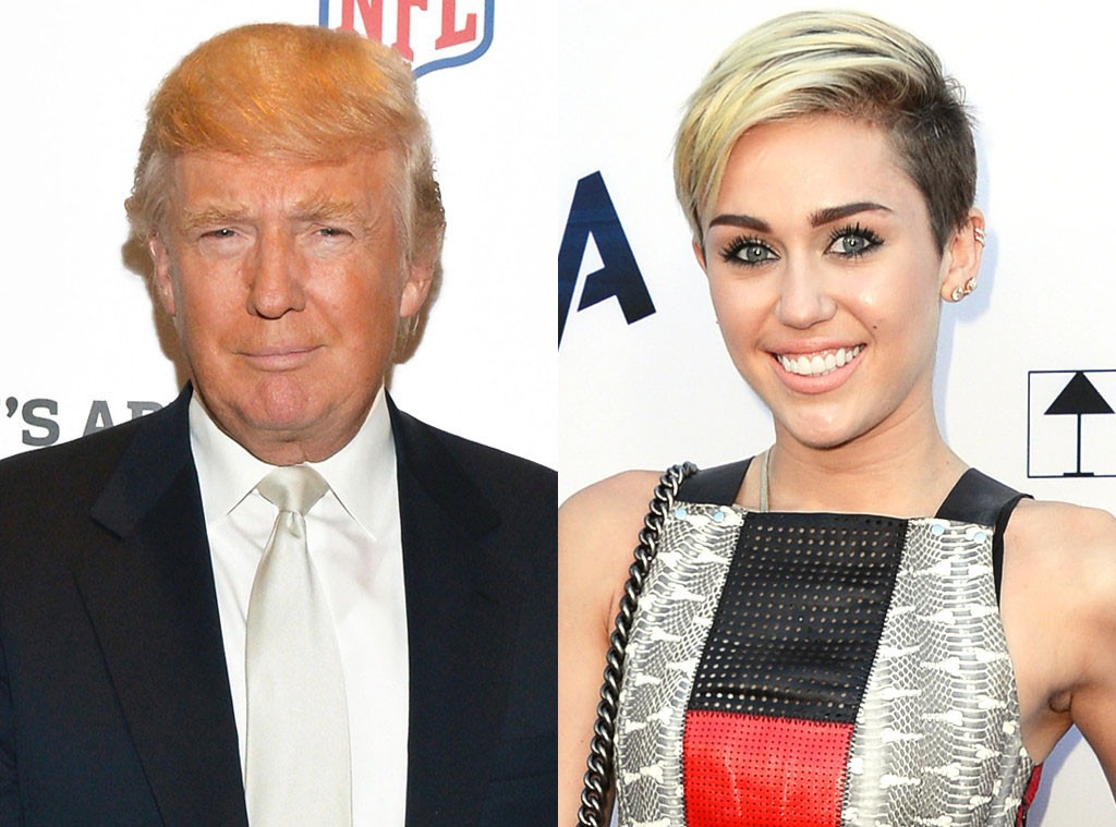 Donald Trump, Miley Cyrus