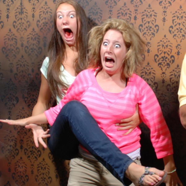 funny scared people faces