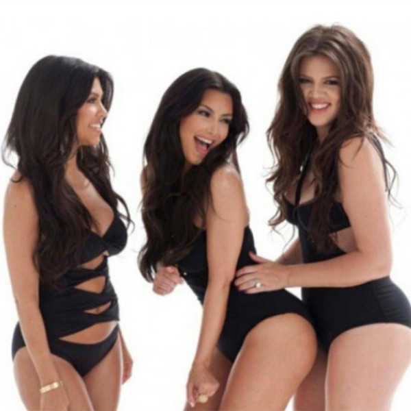 Kourtney Kardashian recycles sister Khloe's sexy one-piece as she