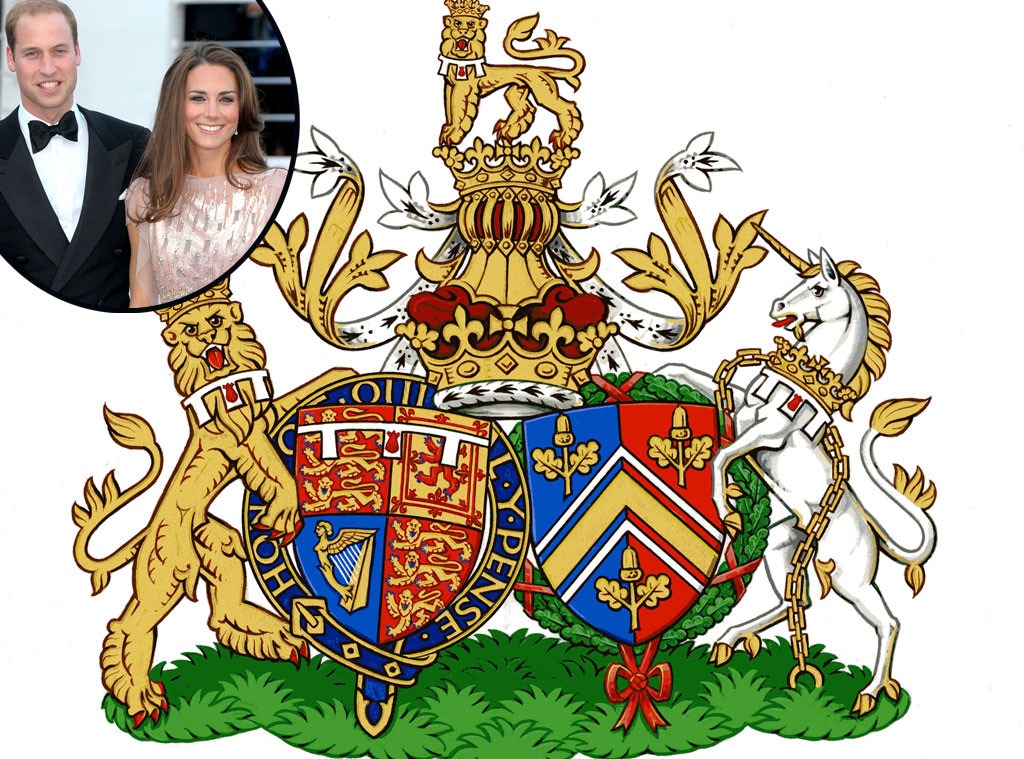 Conjugal Coat of Arms for Prince William, Duke of Cambridge, Catherine, Duchess of Cambridge