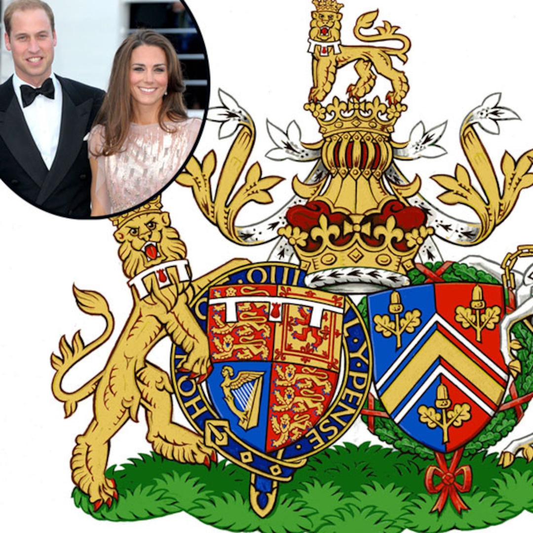 Royal Couple Gets Conjugal Coat Of Arms See The Family Shield E Online Royal Couple Gets Conjugal Coat Of Arms See The Family Shield E Online