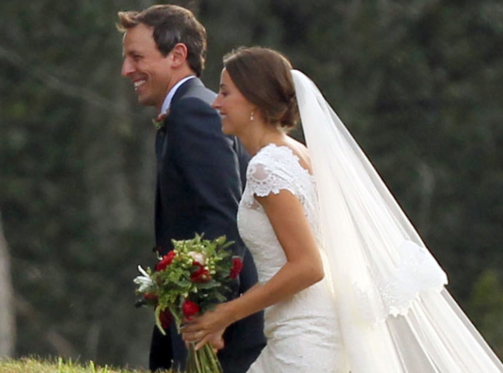 Seth Meyers, Alexi Ashe, Wedding