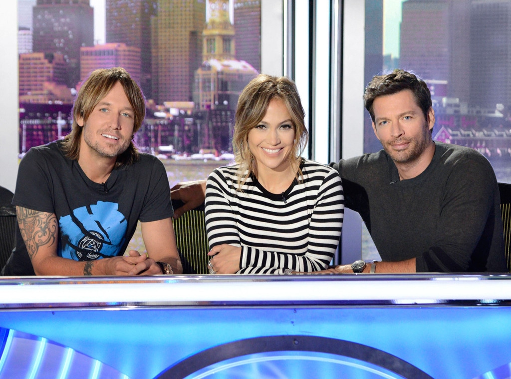 Keith Urban,Jennifer Lopez and Harry Connick Jr., American Idol Judges