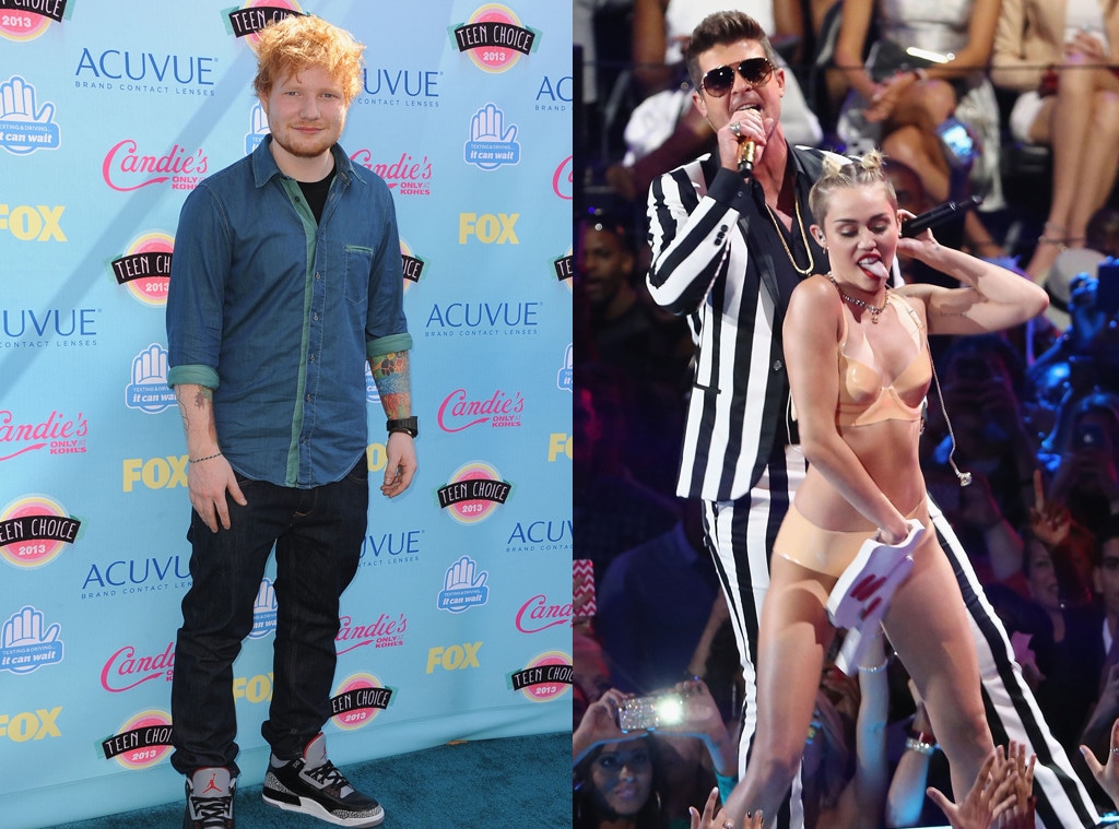 Ed Sheeran, Miley Cyrus