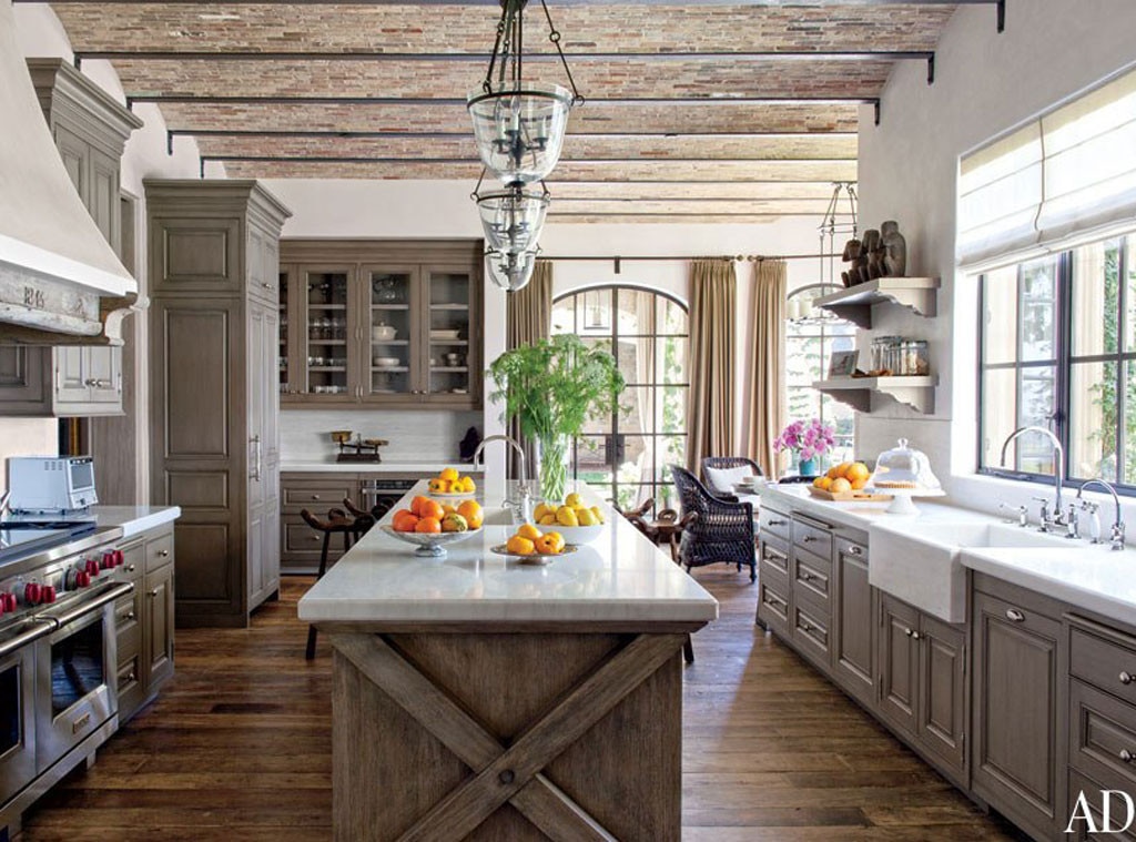 Kitchen from Tom Brady and Gisele Bündchen's Eco-Friendly Dream Home ...